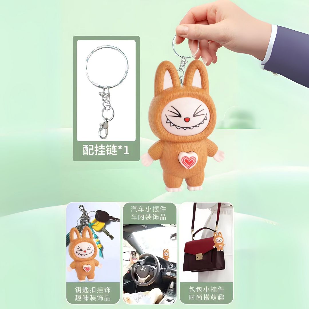 Llavero Labubu Kawaii Cambia la Cara